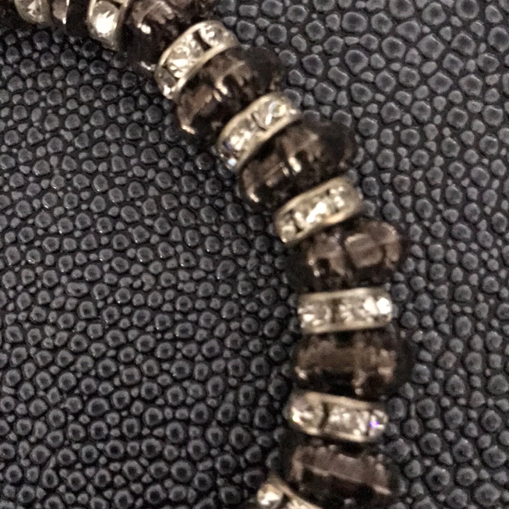 STONE & RHINESTONE STRETCH BRACELET - Picture 2 of 6